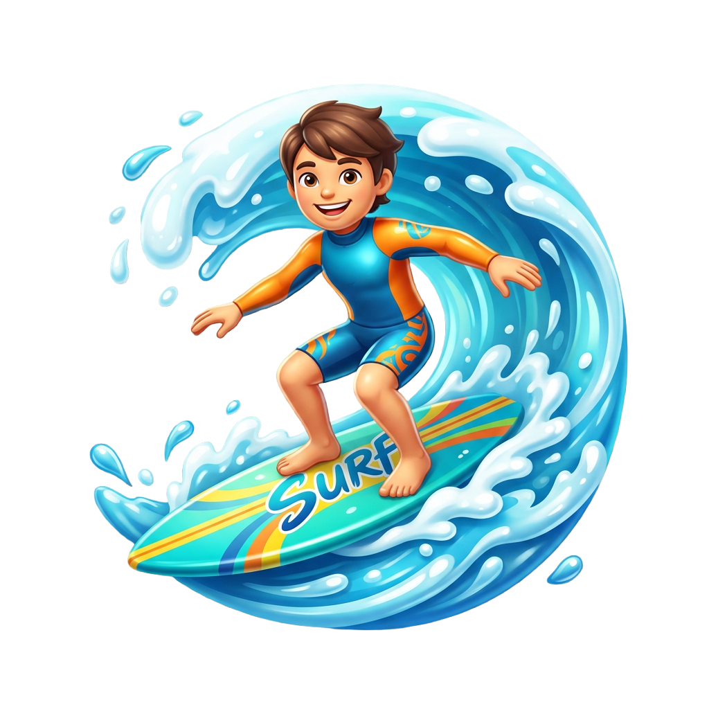 Surfing icon