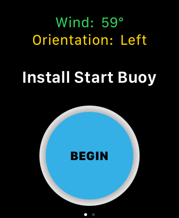 Smartwatch UI screenshot