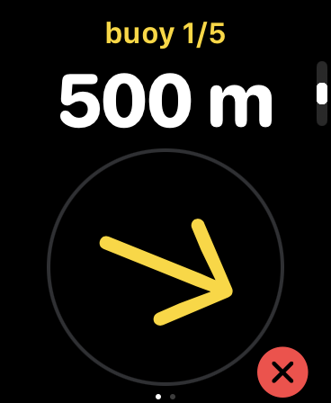 Smartwatch UI screenshot